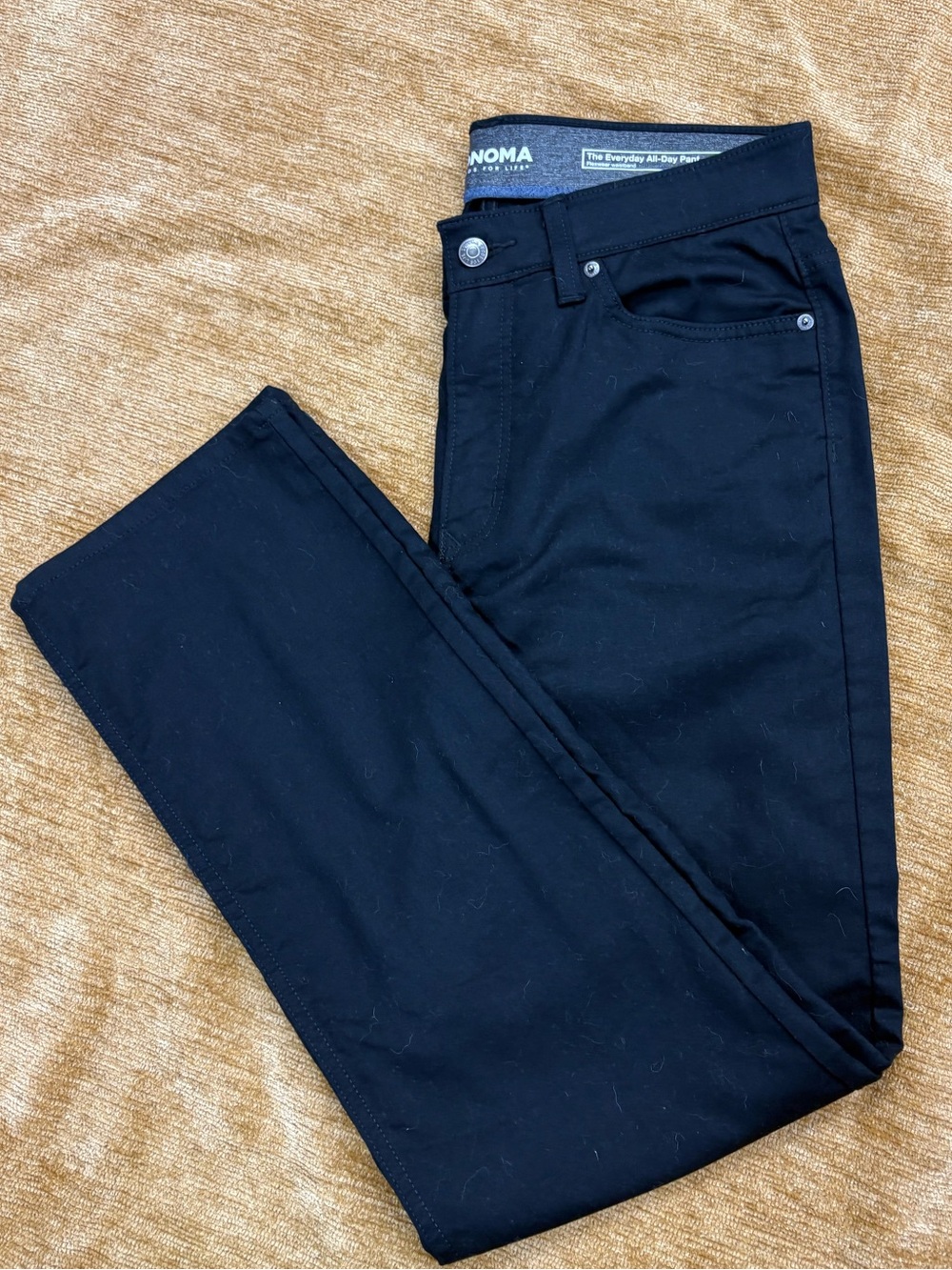 Sonoma Men’s 30 x 30 flex wear all day straight leg Black pant